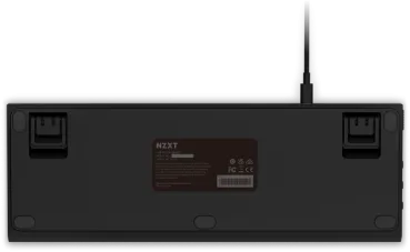 Preview: NZXT Function Tenkeyless matt weiß LEDs RGB Gateron RED